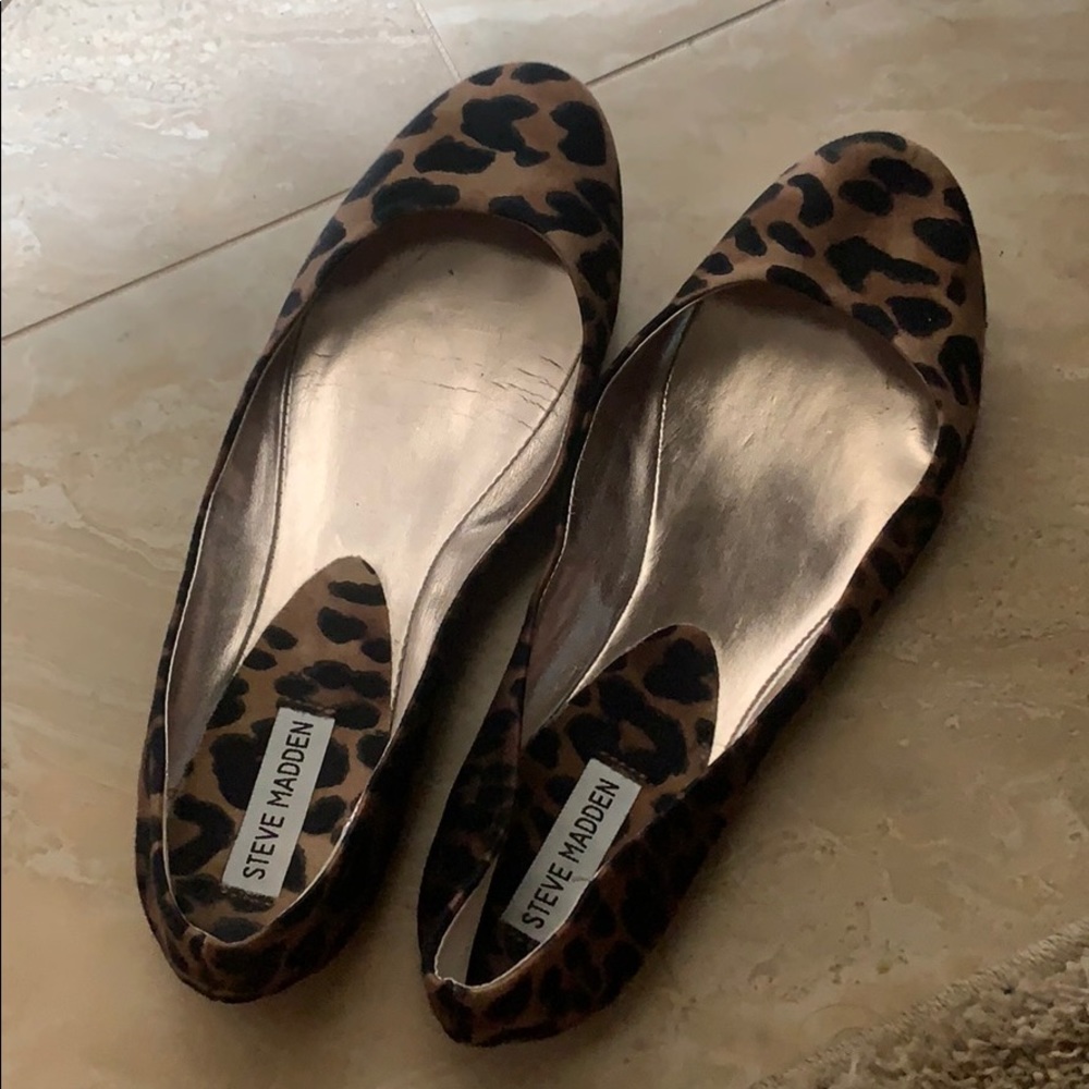 Cheetah print Steve Madden flats